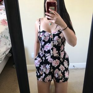 Floral romper(worn twice)